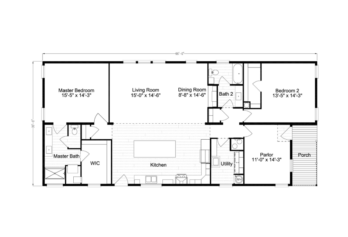 Timberland Plantation Malibu 30662A by Palm Harbor Homes Palm Harbor